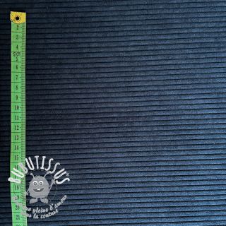 Tissu velours cotelé HUGGY marine