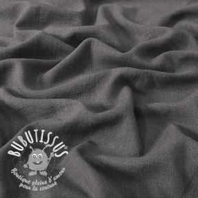 Viscose lin WASHED anthracite