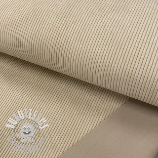 Tissu velours cotelé HUGGY beige