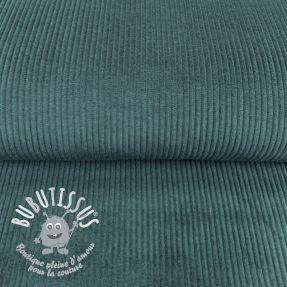 Tissu velours cotelé green