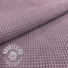 Tissu nid d’abeille old purple