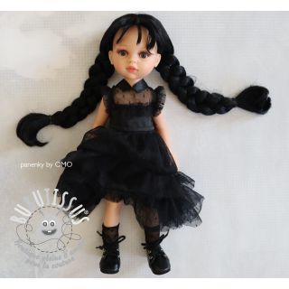 Tulle pour jupe tutu DOT black