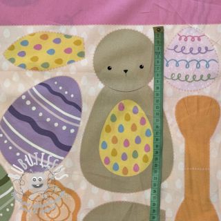 Tissu coton Easter PANEL digital print