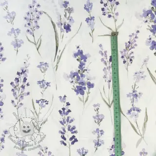 Tissu déco premium Watercolour lavender field