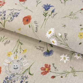 Tissu déco Linenlook Alpine flower field