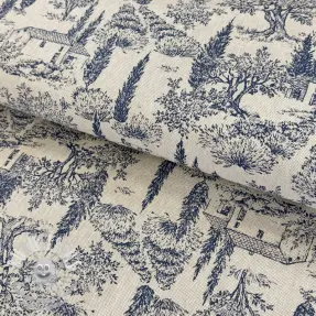 Tissu déco Linenlook Toile de lavender