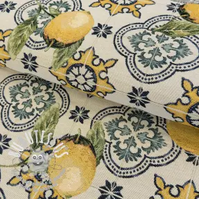 Tissu déco GOBELIN PREMIUM Citrus fruit tales
