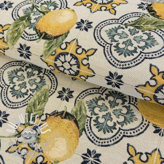 Tissu déco GOBELIN PREMIUM Citrus fruit tales