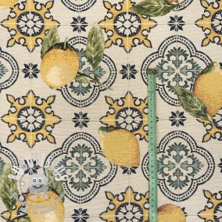 Tissu déco GOBELIN Citrus fruit tales