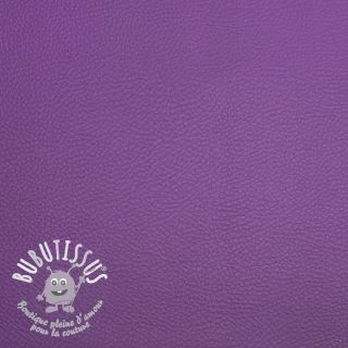 Simili cuir KARIA violet