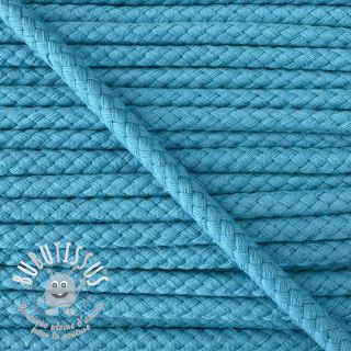 Cordon coton 8 mm ocean blue