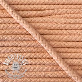 Cordon coton 8 mm peach