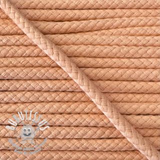 Cordon coton 8 mm peach