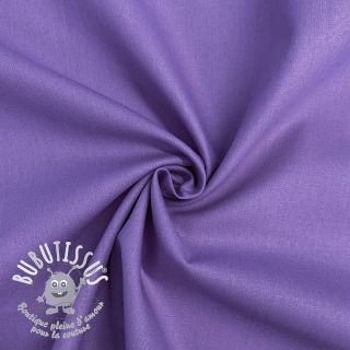 Tissu Popeline de coton purple