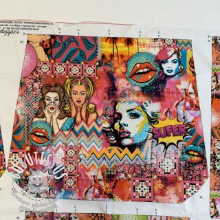 Tissu déco BAG Kiss panel