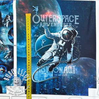 Tissu déco KIDS BACKPACK Outerspace PANEL