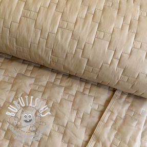 Tissu matelassé Graphic beige