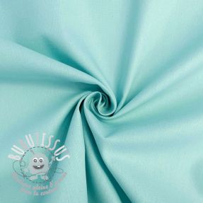 Tissu Popeline de coton mint