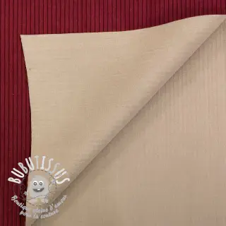 Tissu velours cotelé HUGGY lie de vin