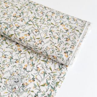 Viscose RADIANCE Goldie leaves digital print