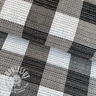 Tissu déco jacquard TWEED allover graphite