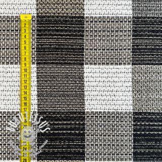 Tissu déco jacquard TWEED allover graphite