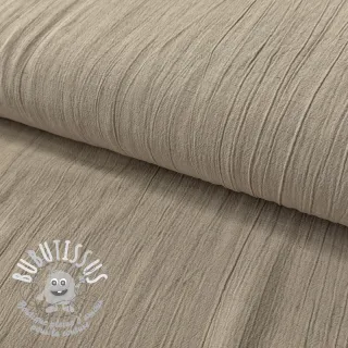 Viscose lin CRINCLE sand