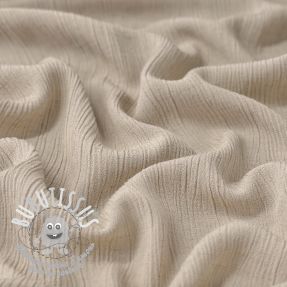 Viscose lin CRINCLE beige