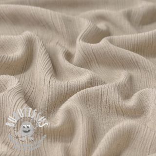 Viscose lin CRINCLE beige