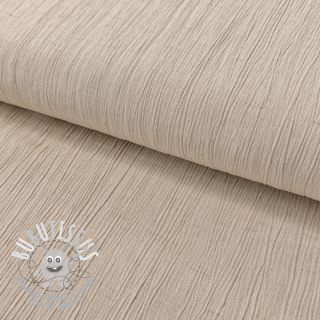 Viscose lin CRINCLE beige