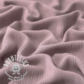 Viscose lin CRINCLE old blush