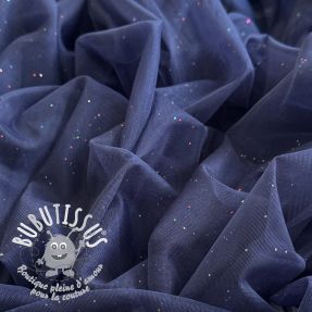 Tulle pour jupe tutu ROYAL MULTI FOIL navy