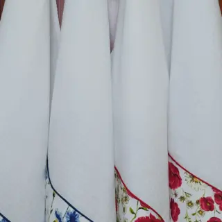 Tissu nid d’abeille white