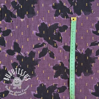 Viscose LUREX Shadows purple digital print