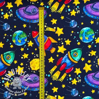 Sweat Planets and rockets design B digital print