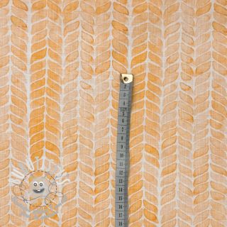 Tissu mélange lin et cotton Abstract aquarel pattern digital print