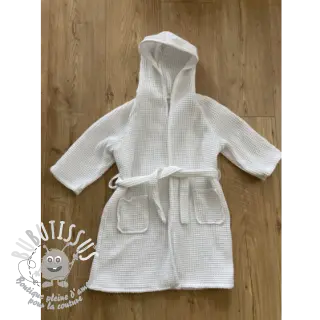 Tissu nid d’abeille white