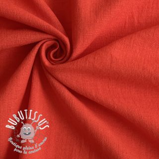 Tissu coton Lin red