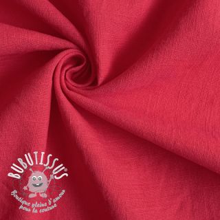 Tissu coton Lin marlboro red