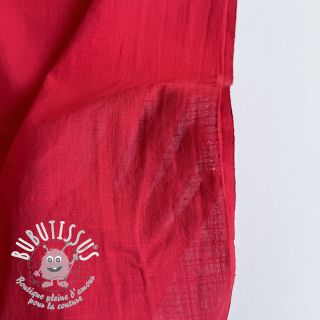 Tissu coton Lin marlboro red
