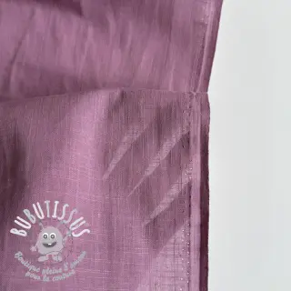 Tissu coton Lin old pink