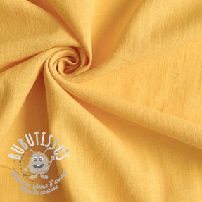 Tissu coton Lin yellow