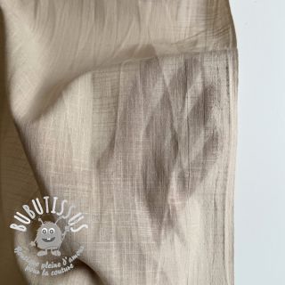 Tissu coton Lin pebble