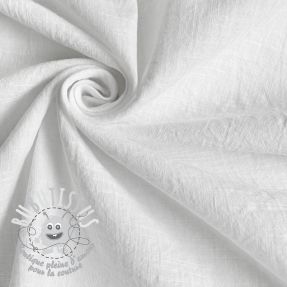 Tissu coton Lin white