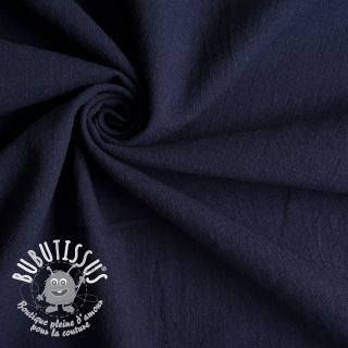 Tissu coton Lin dark blue