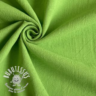 Tissu coton Lin lime