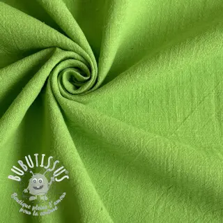 Tissu coton Lin lime