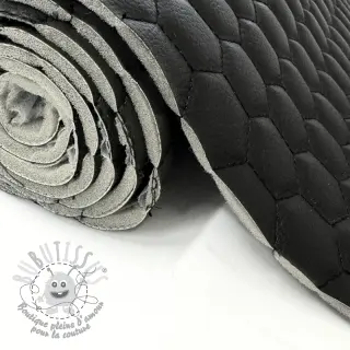 Simili cuir Bacquet noir