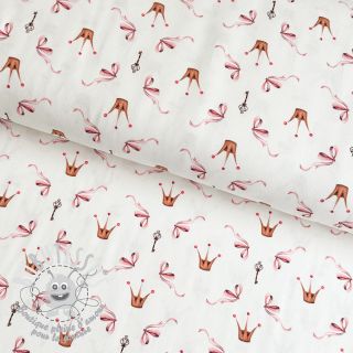 Jersey Princess set white digital print