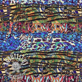 Viscose Dimulti blue digital print